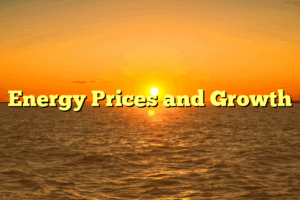 Energy Prices and Growth