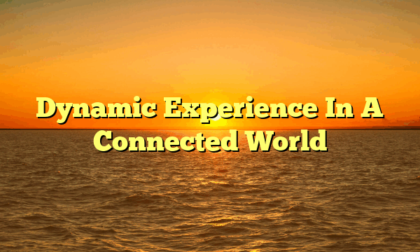 Dynamic Experience In A Connected World