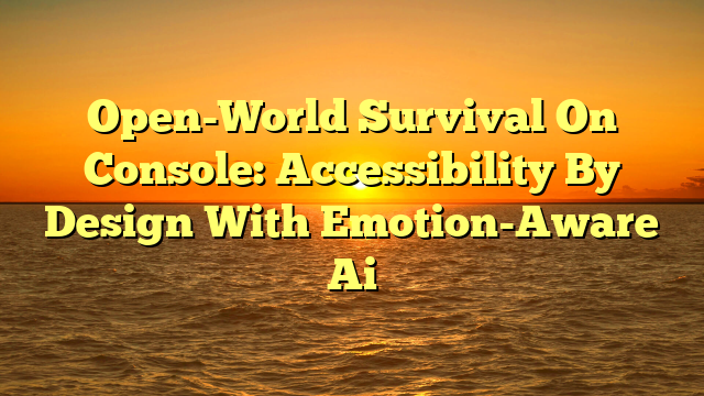 Open-World Survival On Console: Accessibility By Design With Emotion-Aware Ai