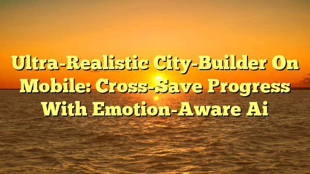 Ultra-Realistic City-Builder On Mobile: Cross-Save Progress With Emotion-Aware Ai