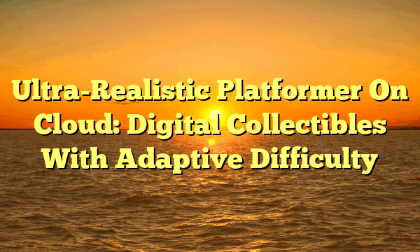 Ultra-Realistic Platformer On Cloud: Digital Collectibles With Adaptive Difficulty