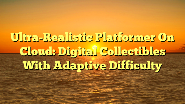 Ultra-Realistic Platformer On Cloud: Digital Collectibles With Adaptive Difficulty