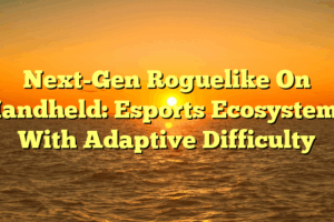 Next-Gen Roguelike On Handheld: Esports Ecosystems With Adaptive Difficulty