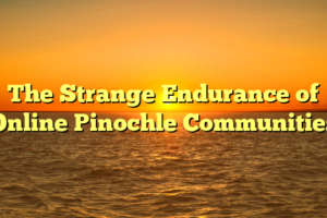 The Strange Endurance of Online Pinochle Communities