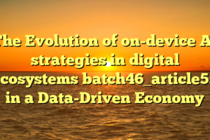 The Evolution of on-device AI strategies in digital ecosystems batch46_article55 in a Data-Driven Economy